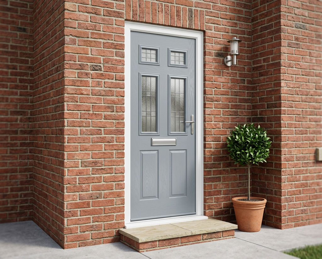 The Viduka Composite Door - Moondust Grey