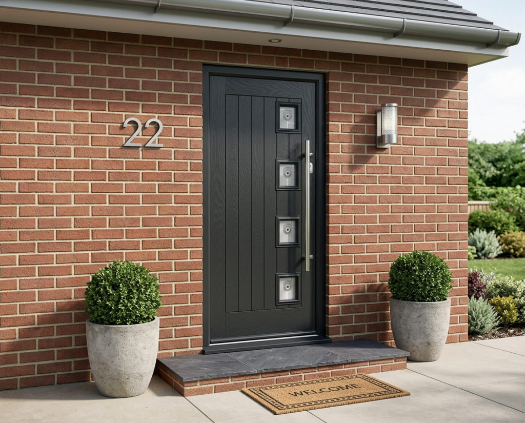 The Wilkinson Composite Door - Anthracite Grey