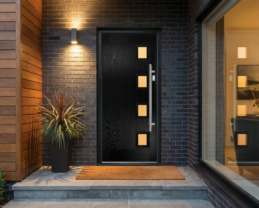 The Wilkinson Composite Door - Gothic Black
