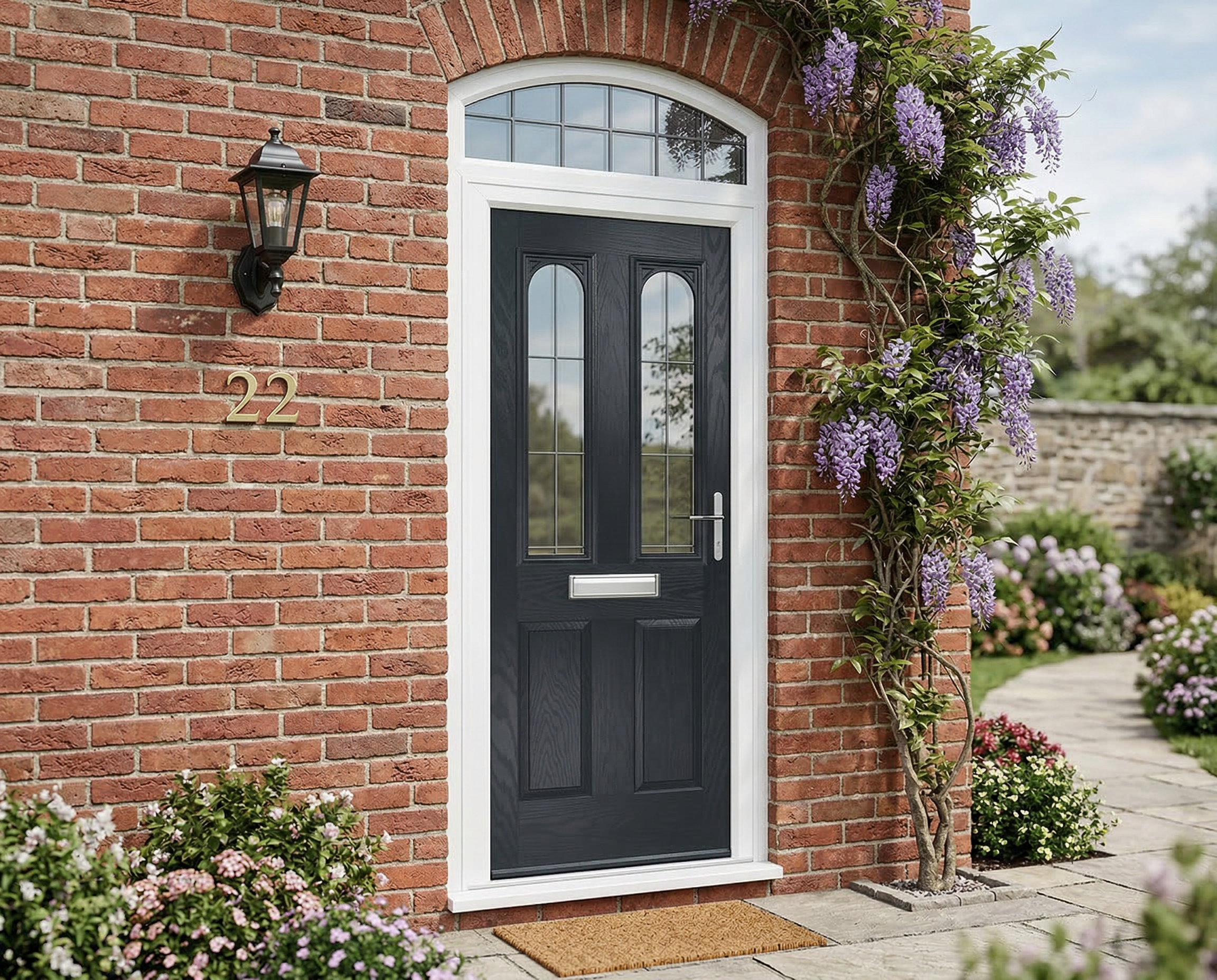 The Yeboah Composite Door - Anthracite Grey - Image 2