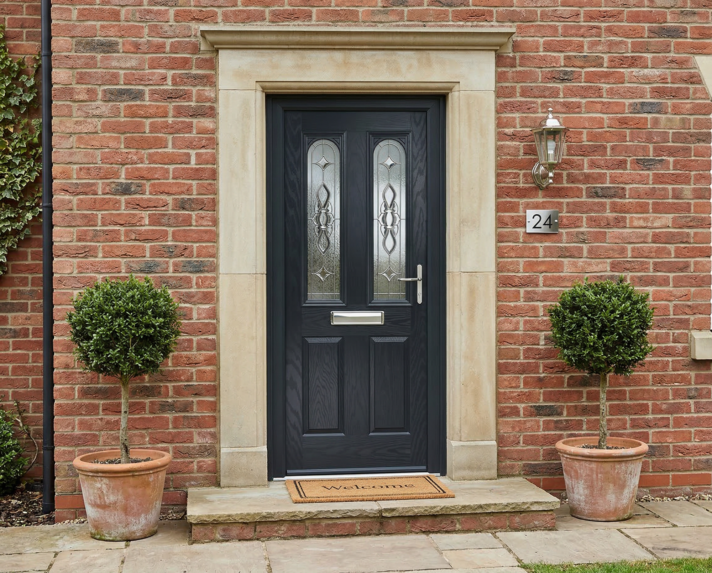 The Yeboah Composite Door - Anthracite Grey