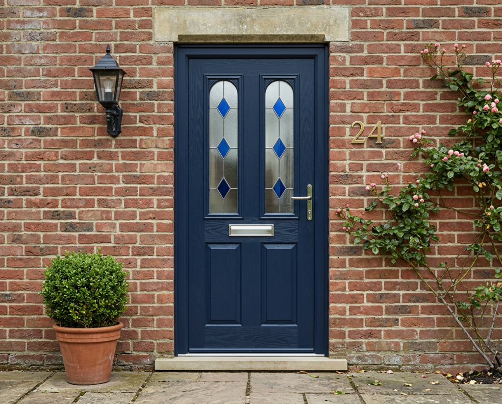 The Yeboah Composite Door - Derwent Blue