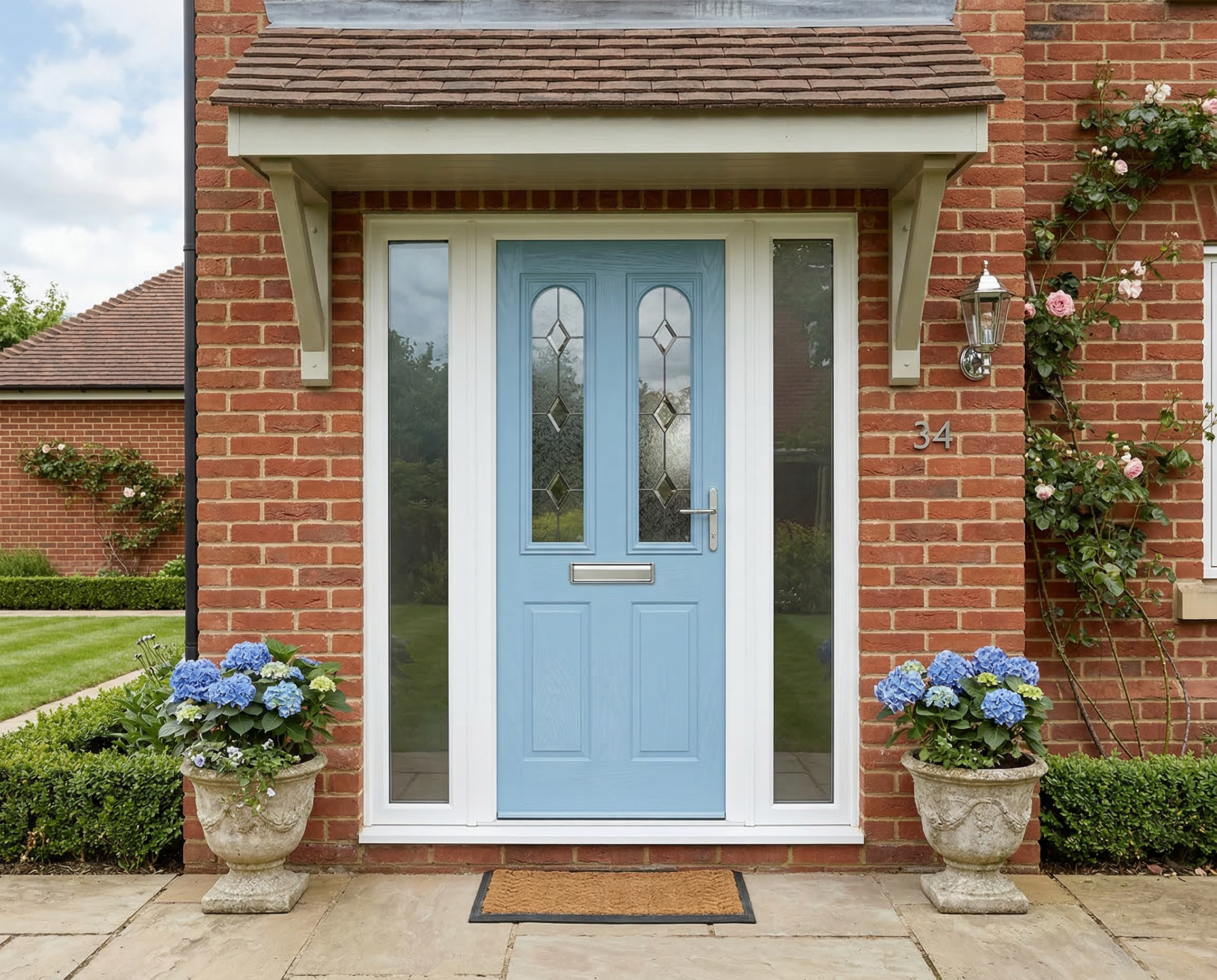 The Yeboah Composite Door - Egg Blue - Image 2