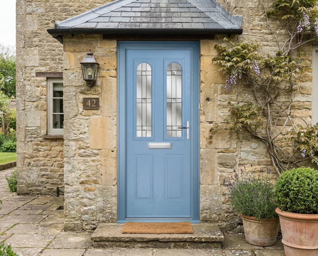 The Yeboah Composite Door - Egg Blue