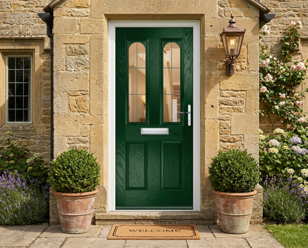 The Yeboah Composite Door - Heritage Green