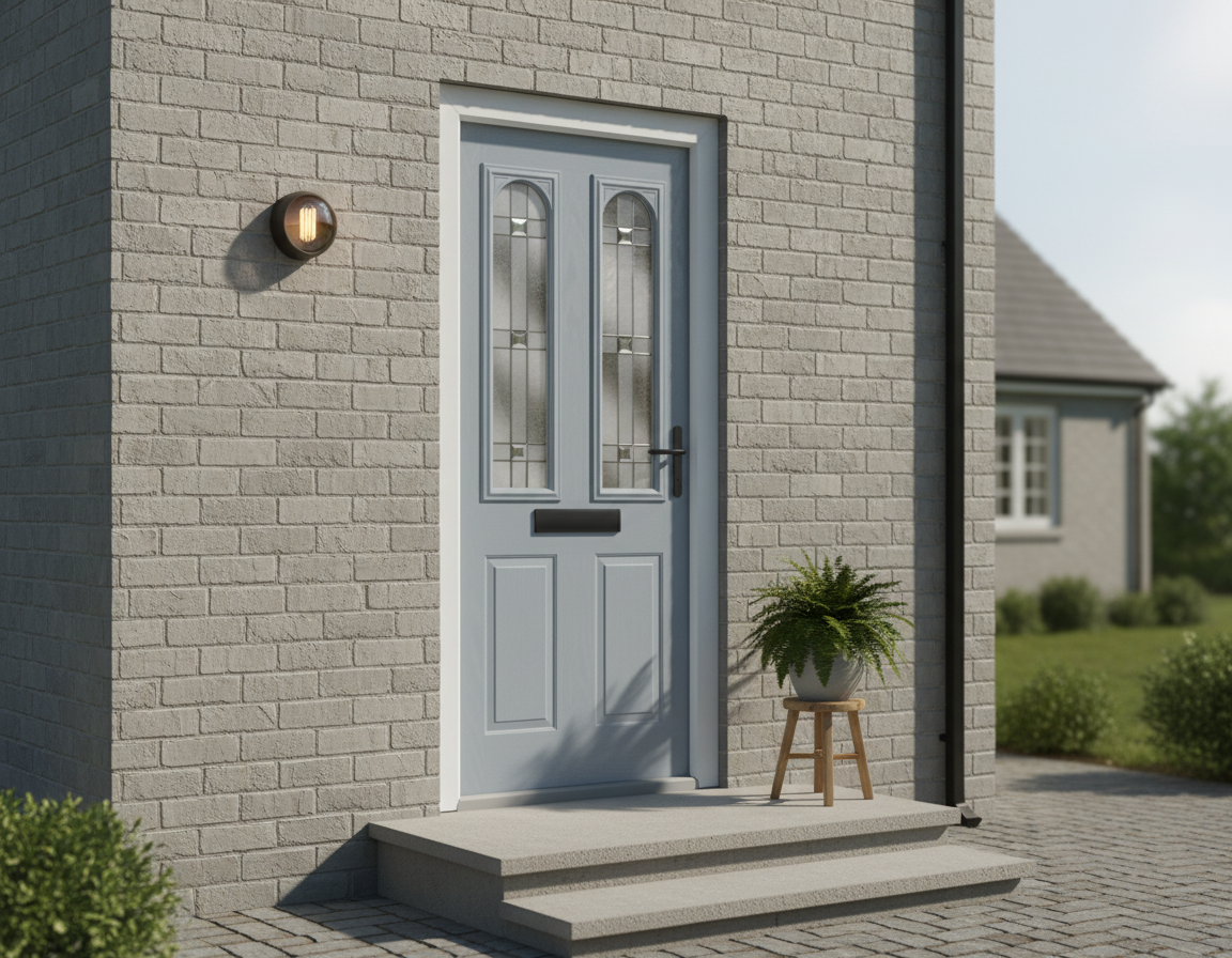 The Yeboah Composite Door - Moondust Grey - Image 2