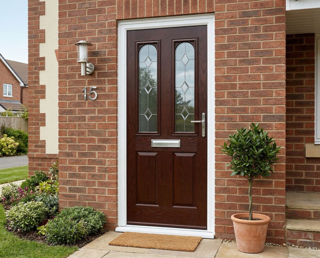The Yeboah Composite Door - Rosewood