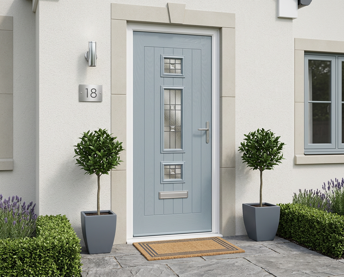 The Bielsa Composite Door - Moondust Grey