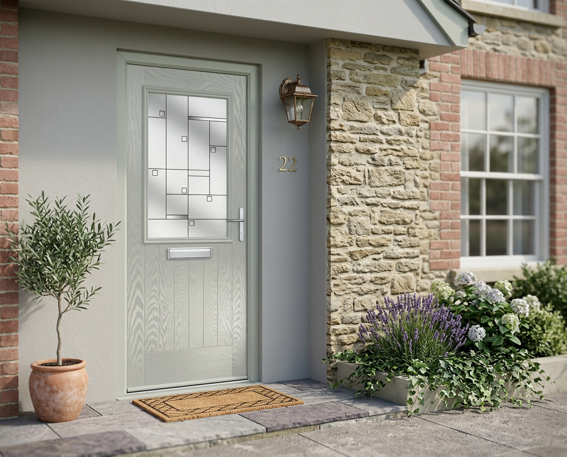 The Giles Composite Door - Agate Grey