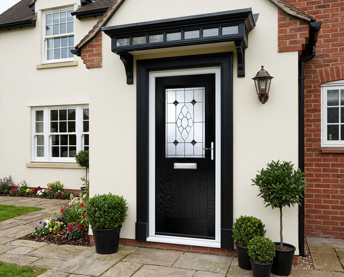 The Giles Composite Door - Gothic Black
