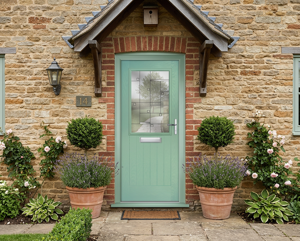 The Giles Composite Door - Chartwell Green