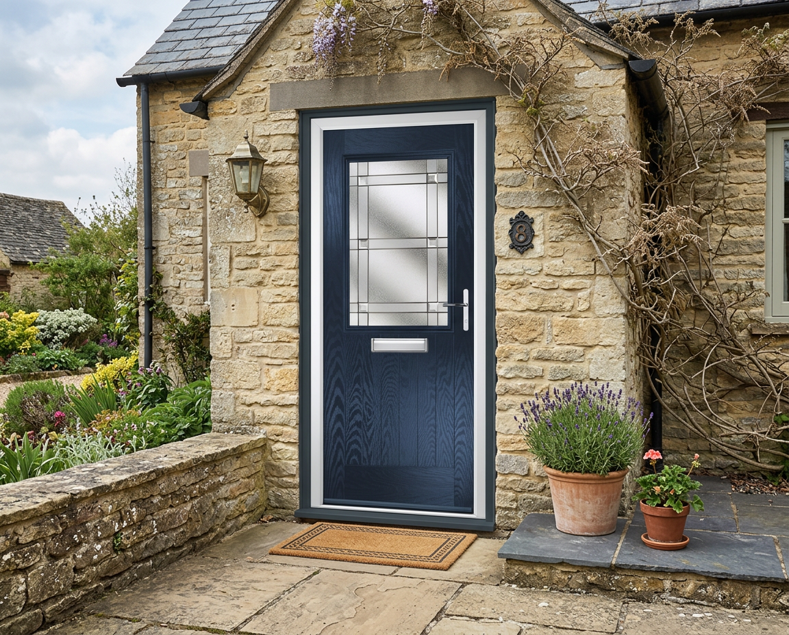 The Giles Composite Door - Derwent Blue