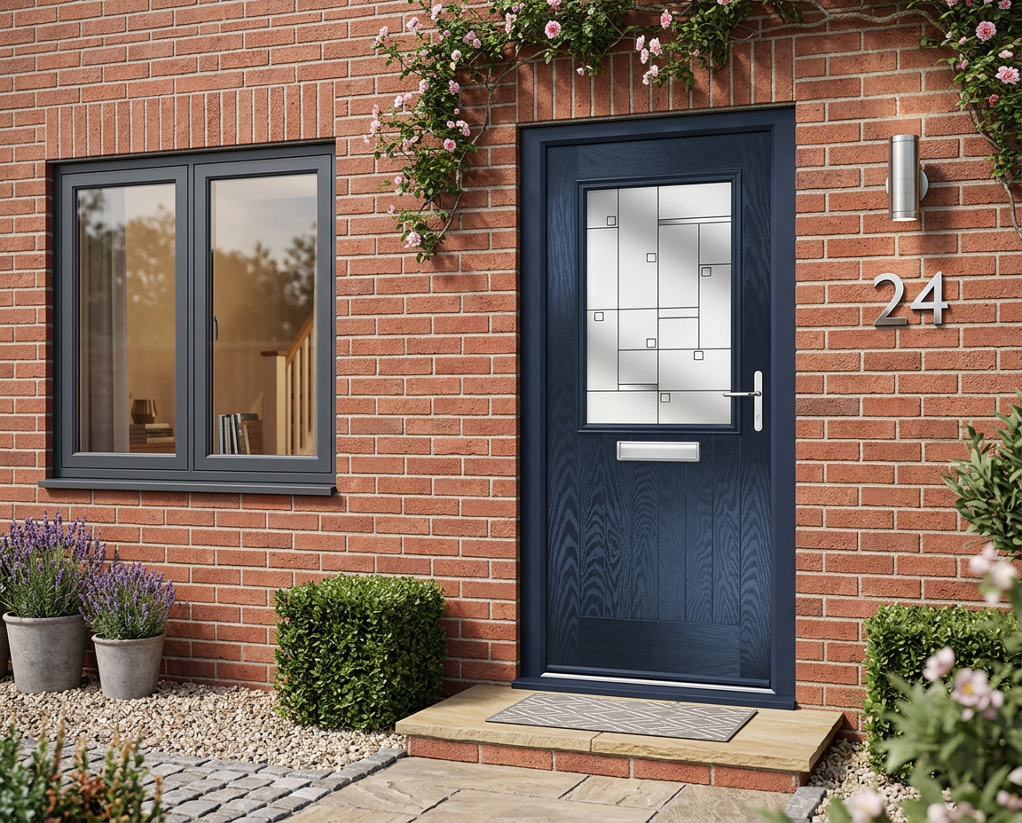 The Giles Composite Door - Derwent Blue - Image 2