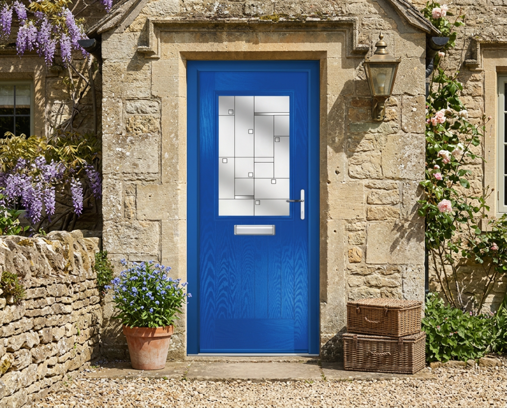 The Giles Composite Door - French Blue