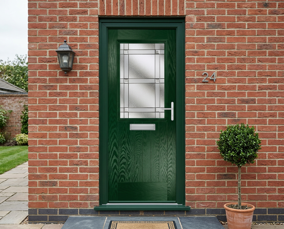 The Giles Composite Door - Heritage Green - Image 2