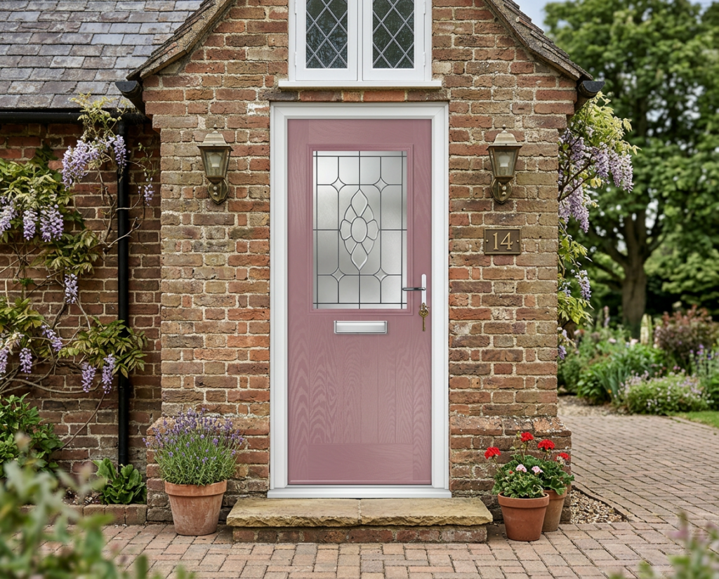 The Giles Composite Door - Pink