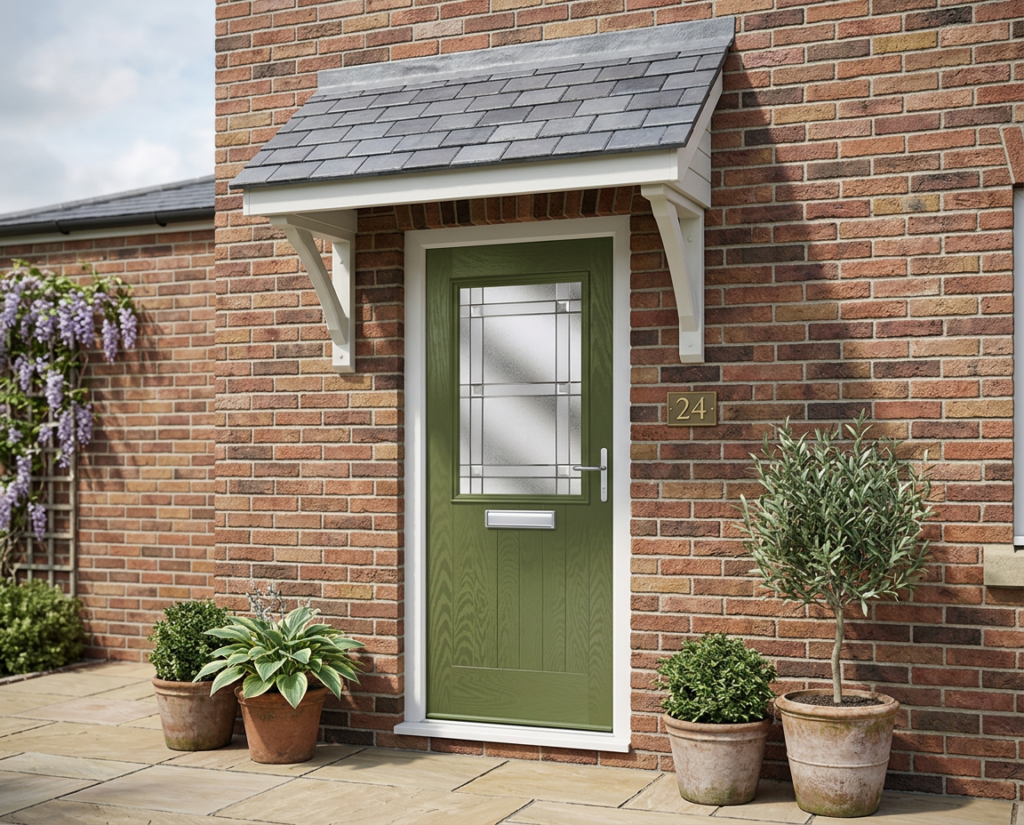 The Giles Composite Door - Reed Green