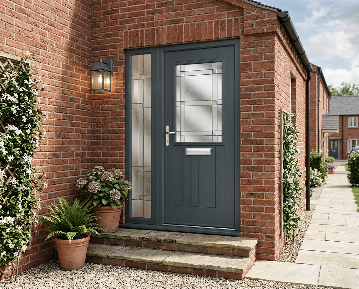 The Giles Composite Door - Slate Grey