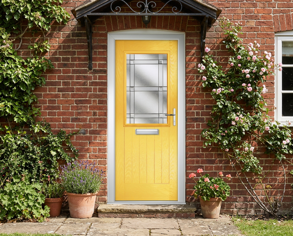 The Giles Composite Door - Yellow