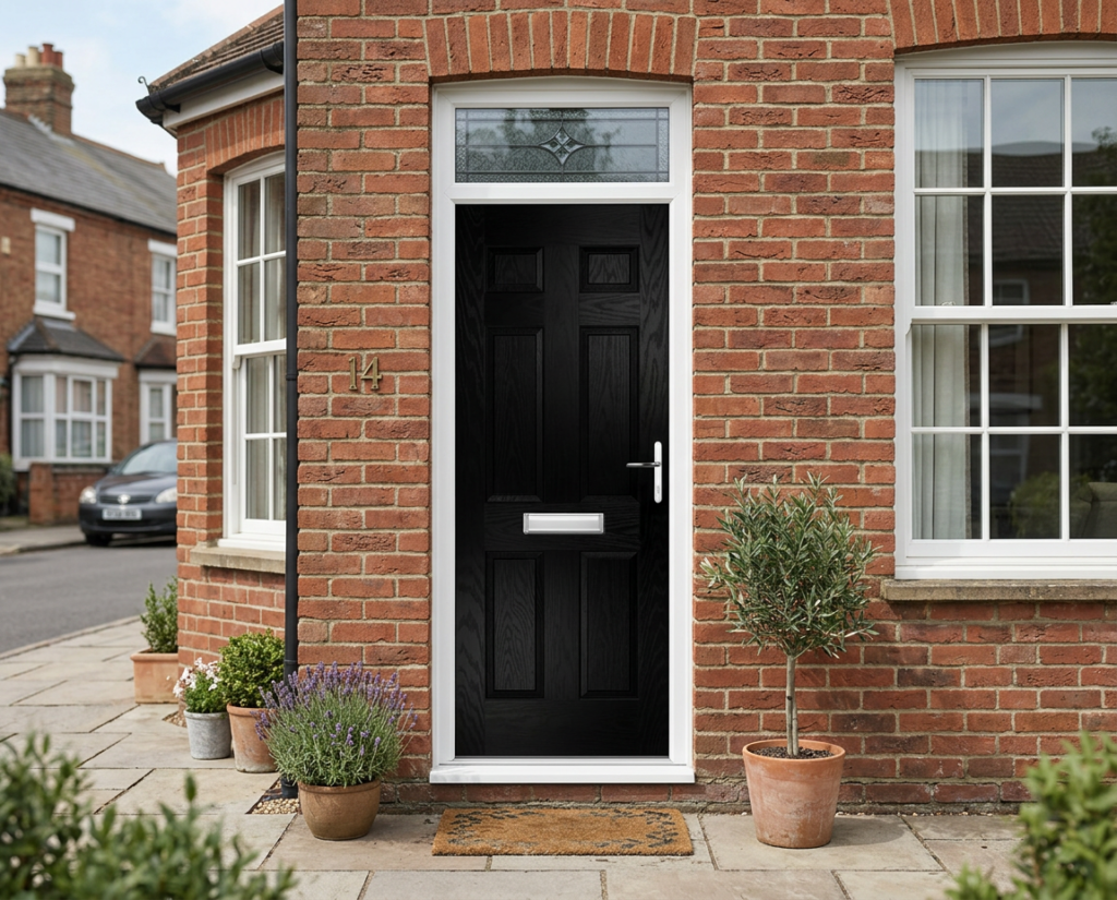 The Hall Composite Door - Gothic Black