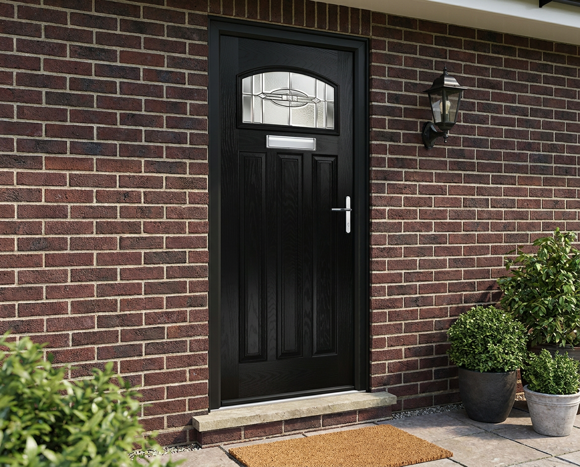 The Harte Composite Door - Gothic Black