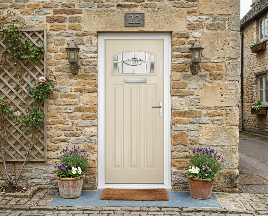 The Harte Composite Door - Cream