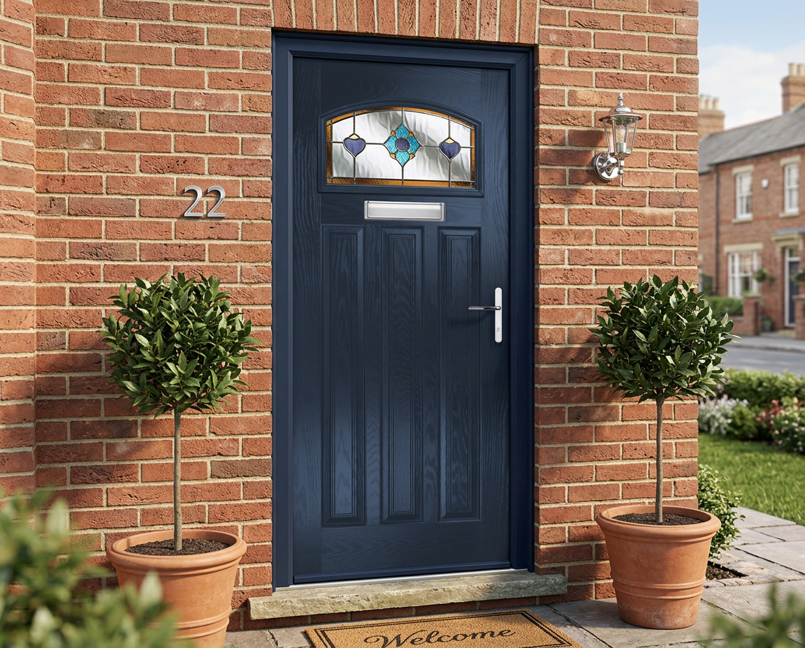 The Harte Composite Door - Derwent Blue - Image 2