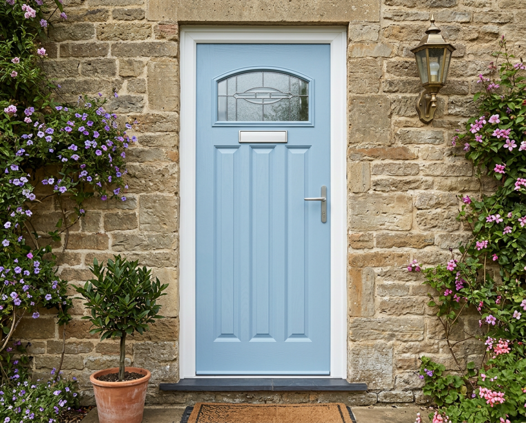 The Harte Composite Door - Egg Blue
