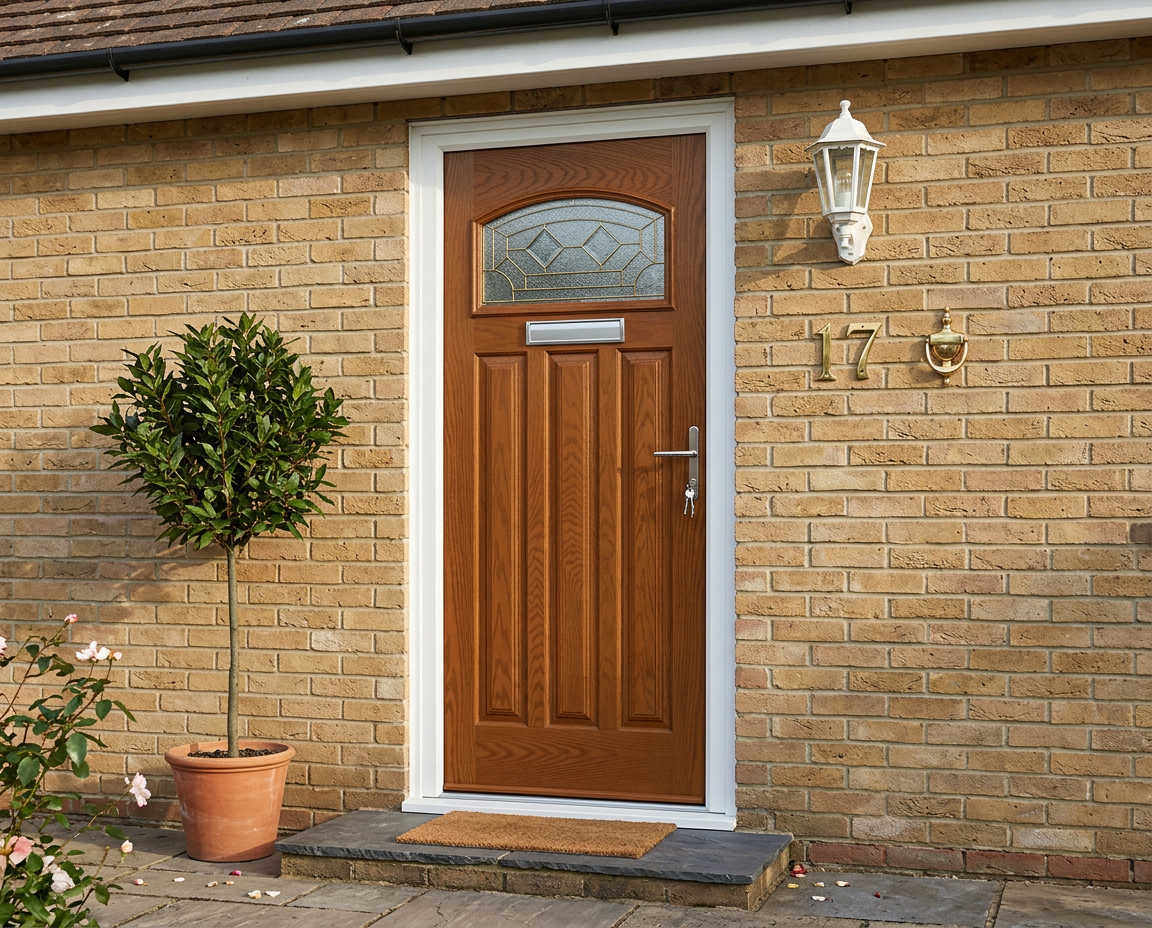 The Harte Composite Door - Golden Oak