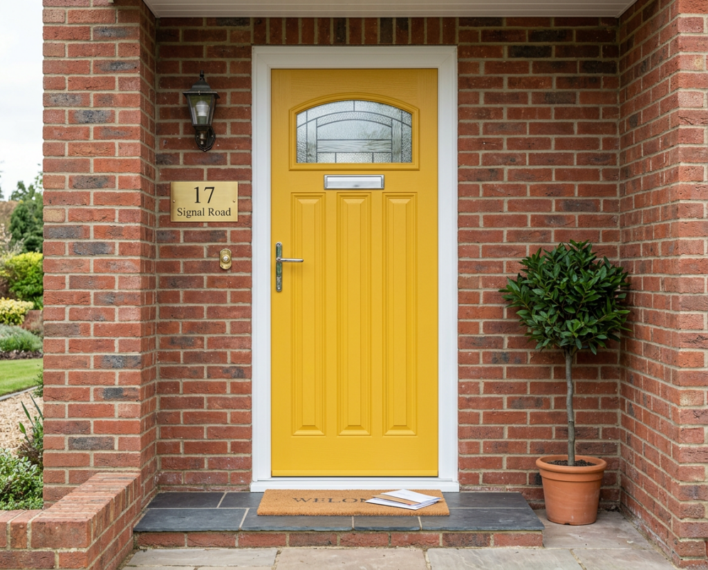 The Harte Composite Door - Yellow