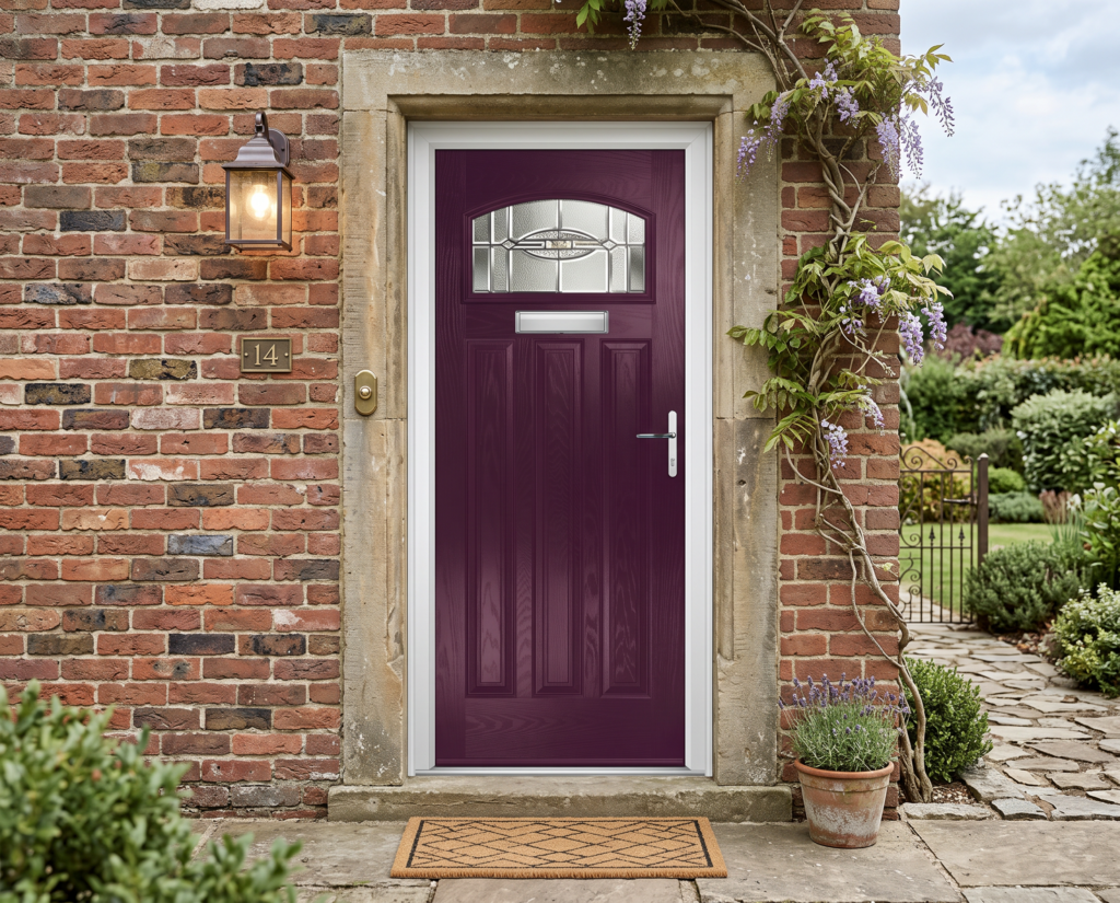 The Harte Composite Door - Royal Magenta