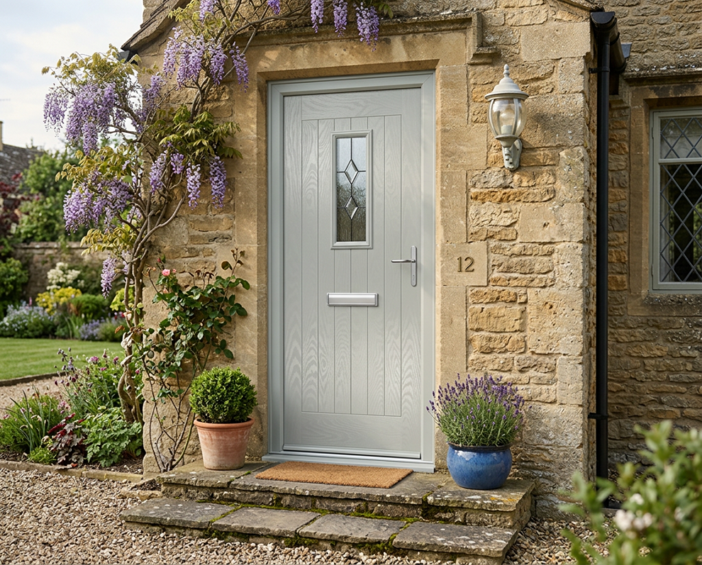 The Hunter Composite Door - Agate Grey