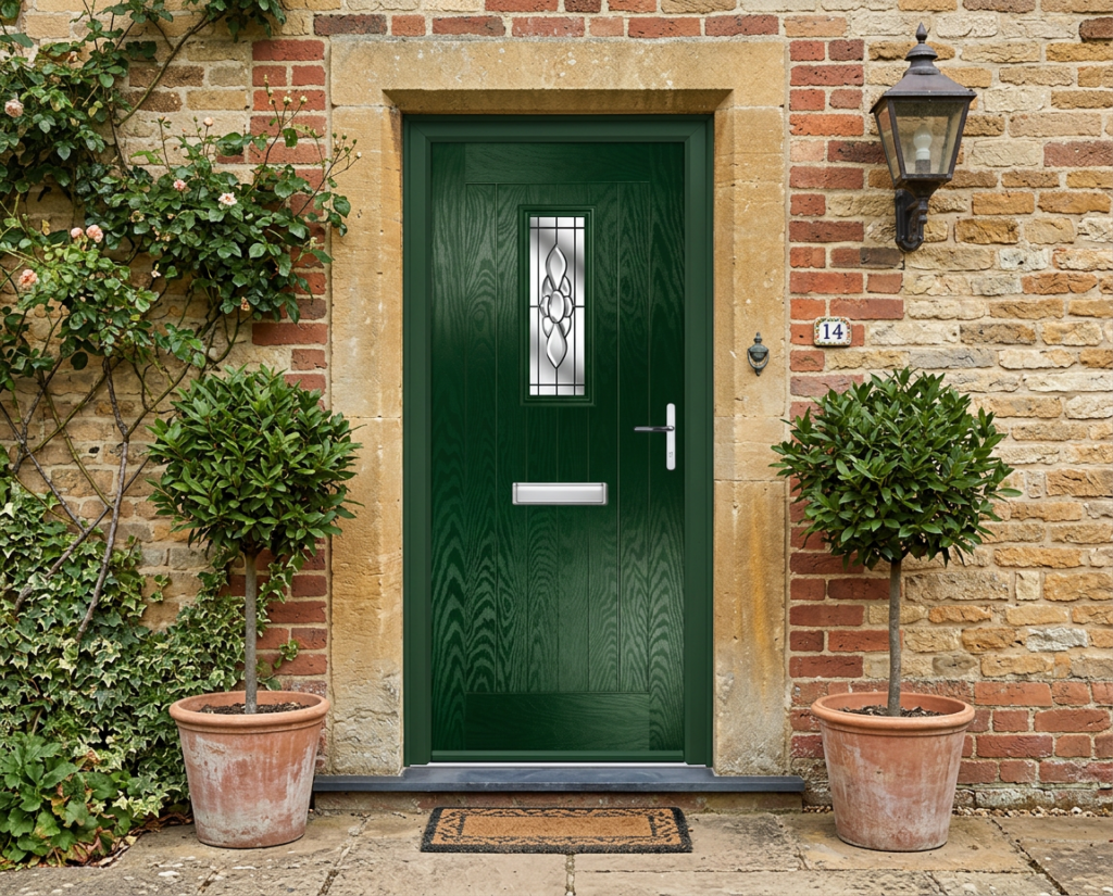 The Hunter Composite Door - Heritage Green