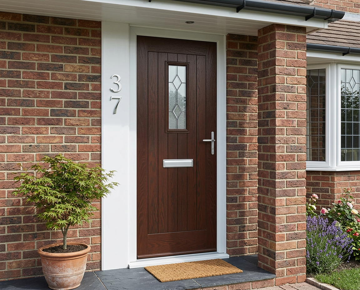 The Hunter Composite Door - Rosewood
