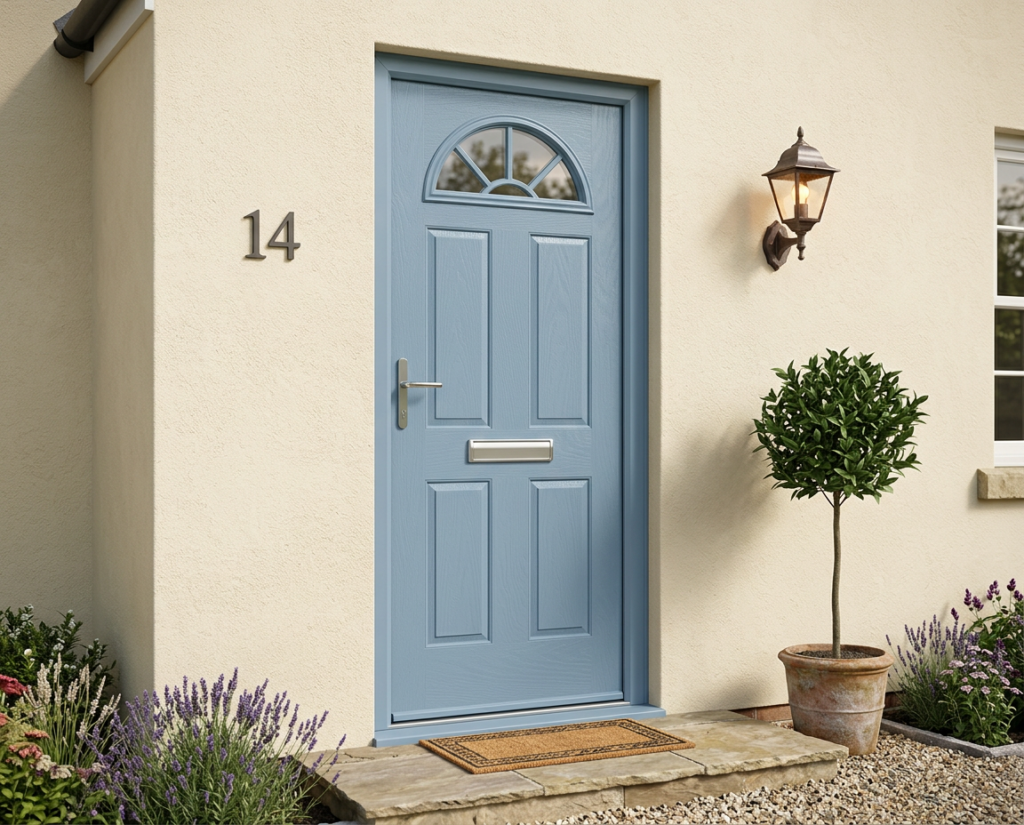 The Jones Composite Door - Egg Blue