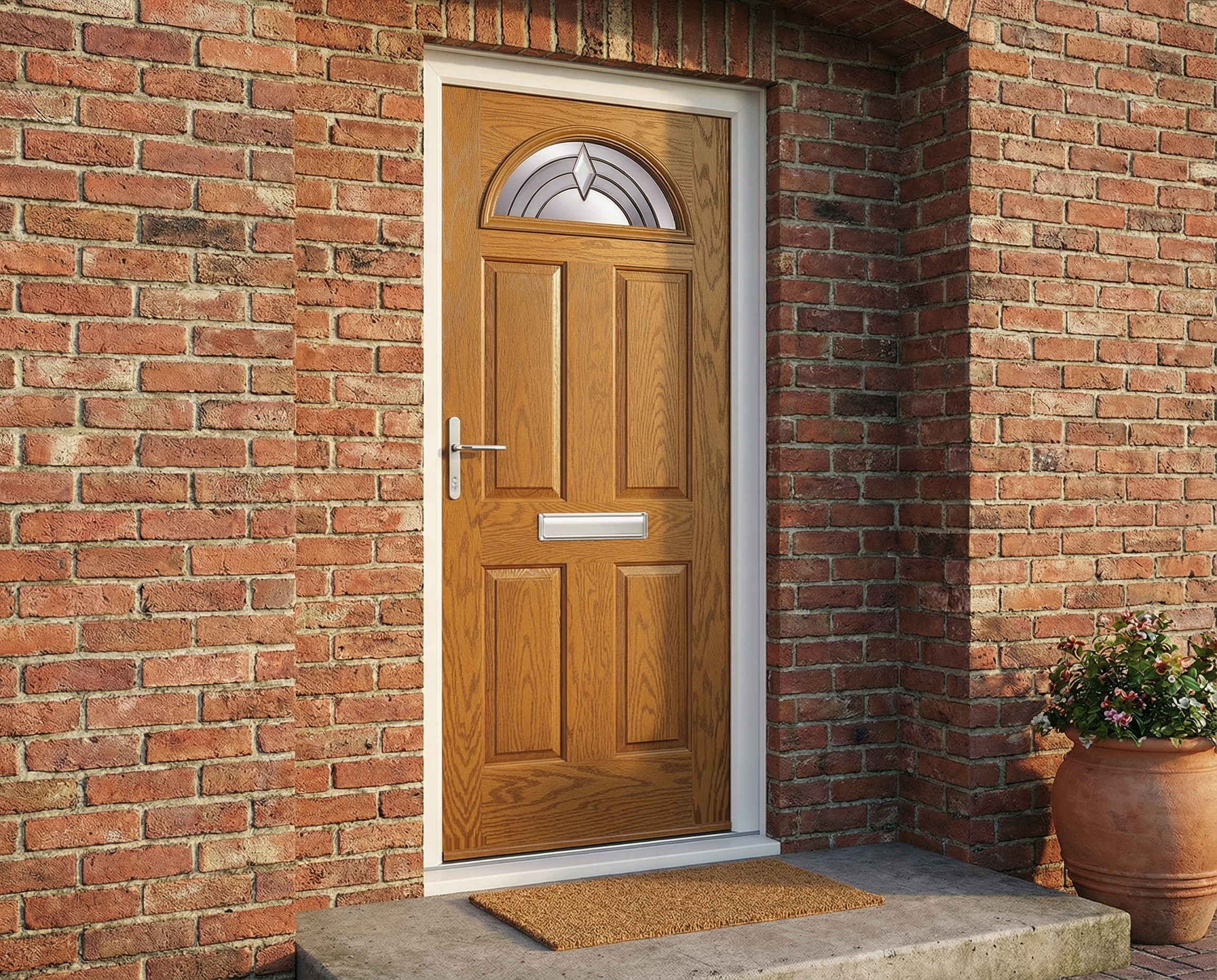 The Jones Composite Door - Golden Oak