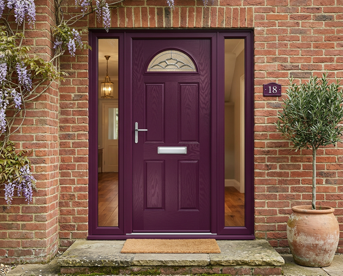 The Jones Composite Door - Royal Magenta - Image 2