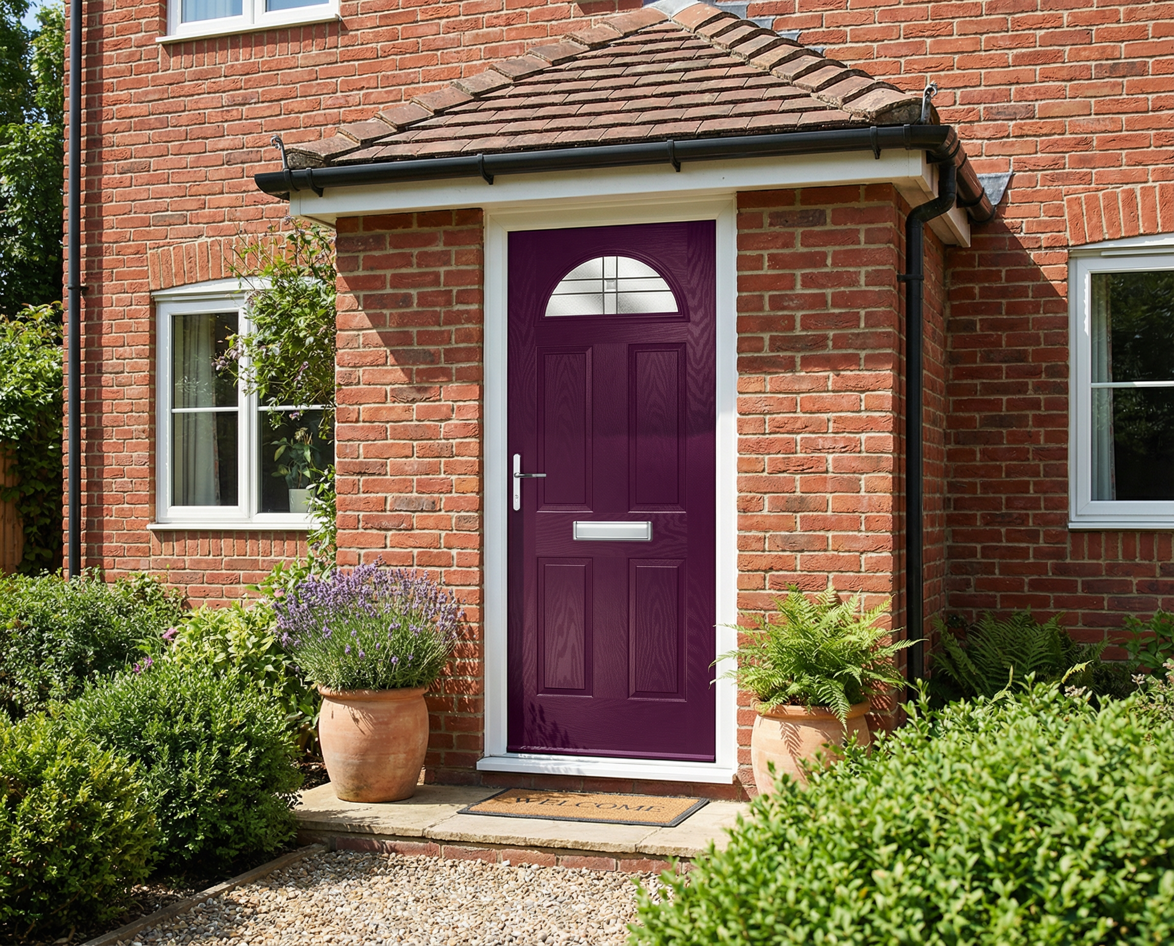 The Jones Composite Door - Royal Magenta