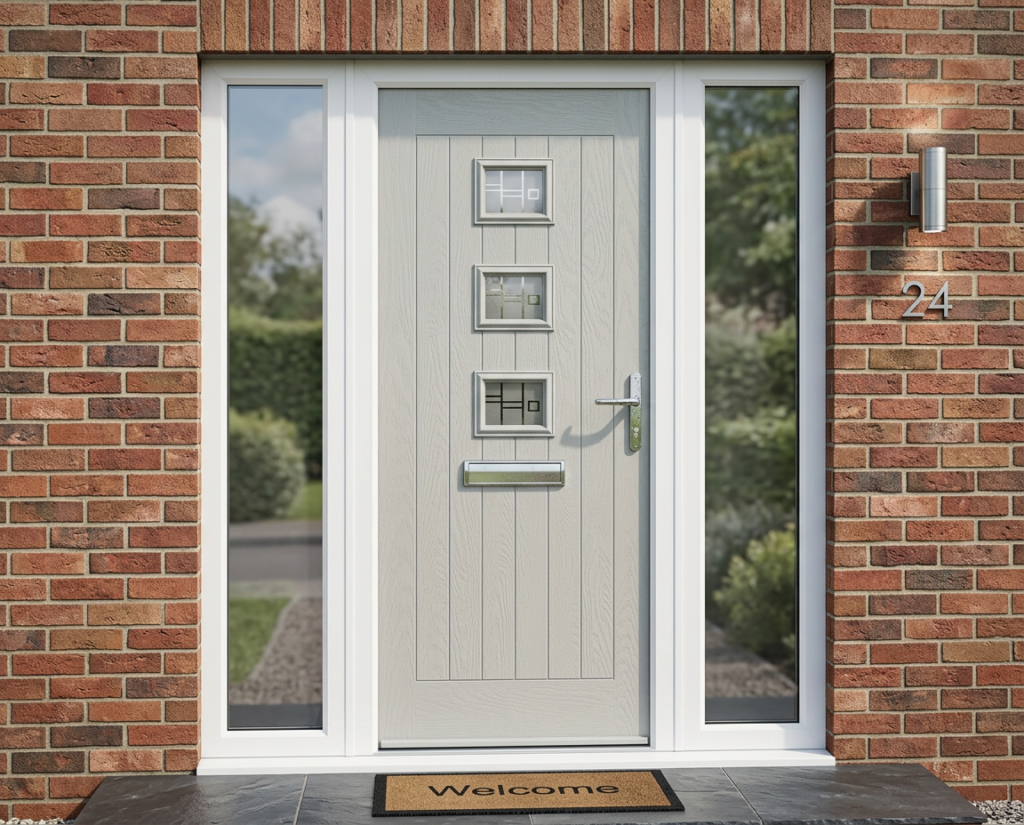 The Lorimer Composite Door - Agate Grey