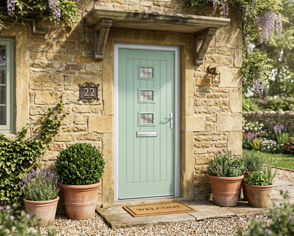 The Lorimer Composite Door - Chartwell Green
