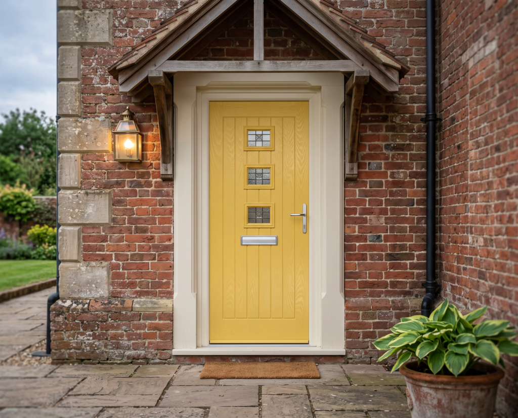 The Lorimer Composite Door - Yellow
