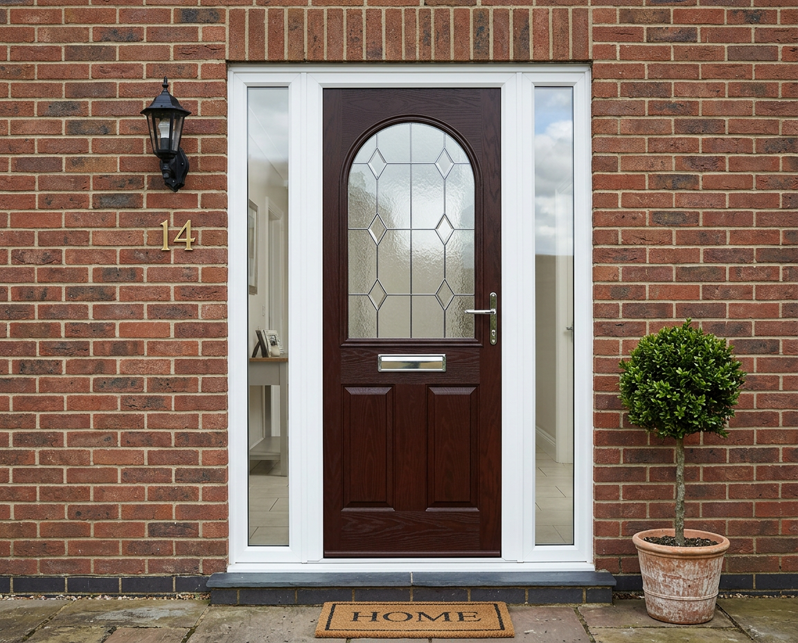 The Matteo Composite Door - Rosewood - Image 2