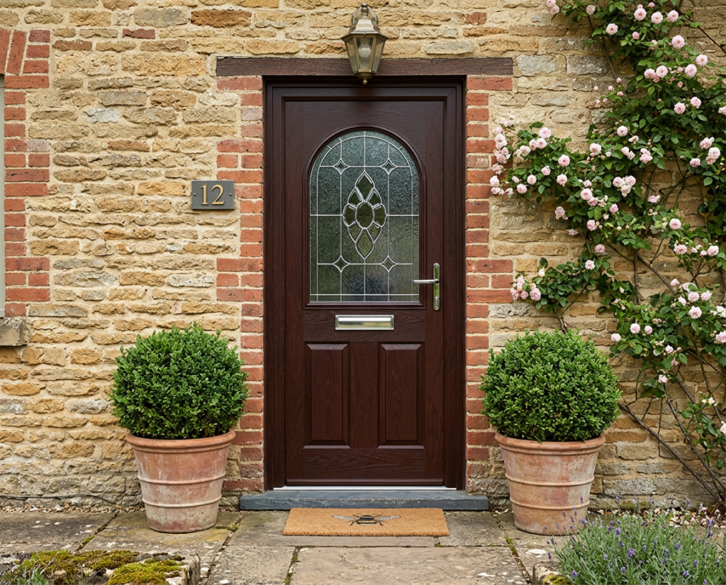 The Matteo Composite Door - Rosewood