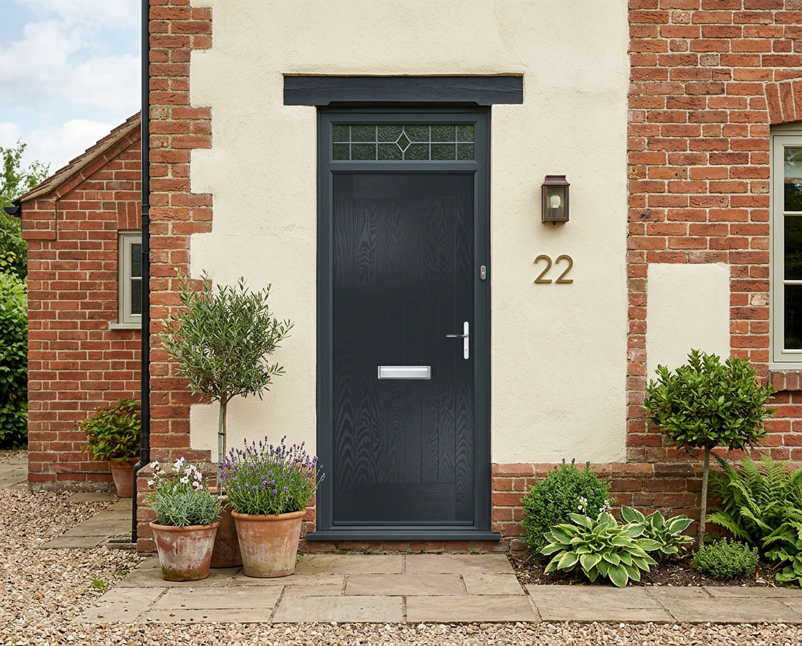 The Phillips Composite Door - Anthracite Grey