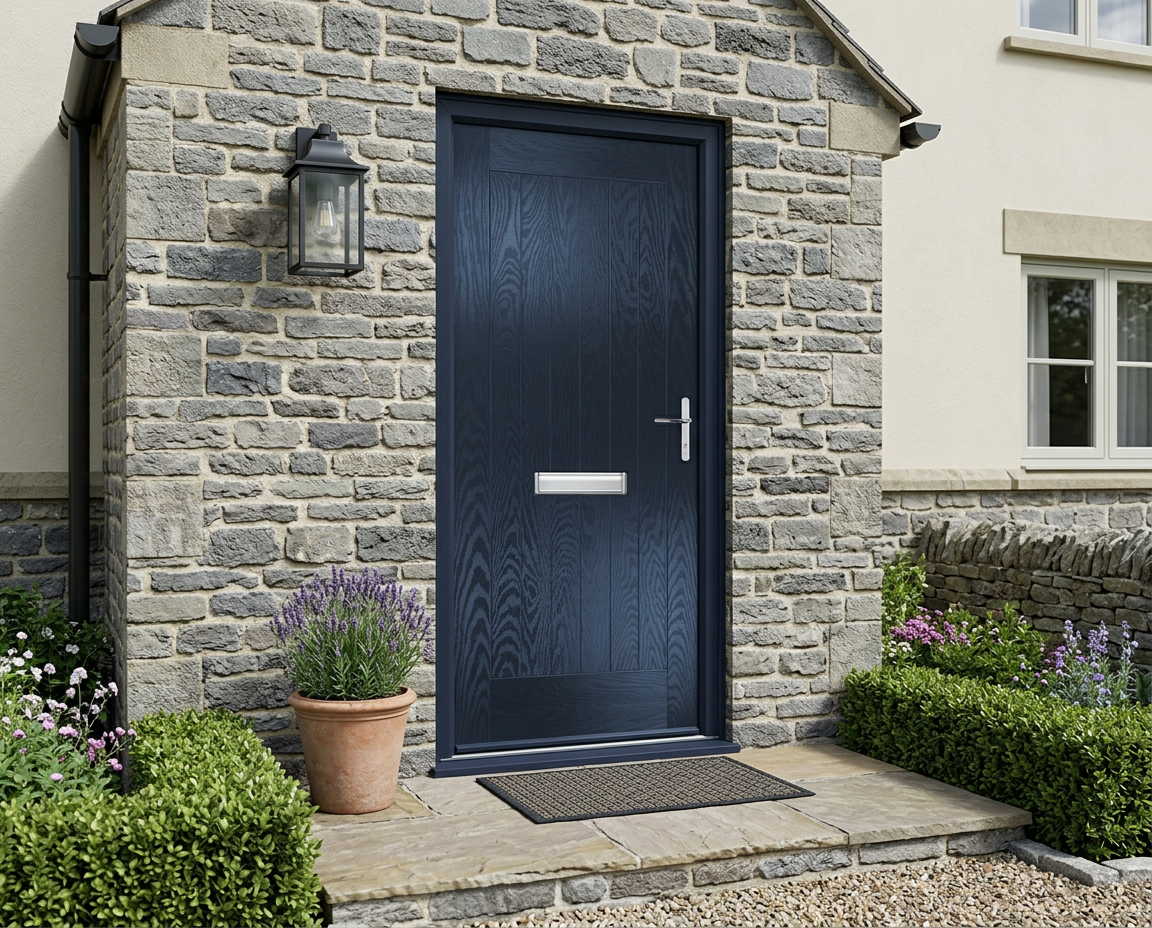 The Phillips Composite Door - Derwent Blue