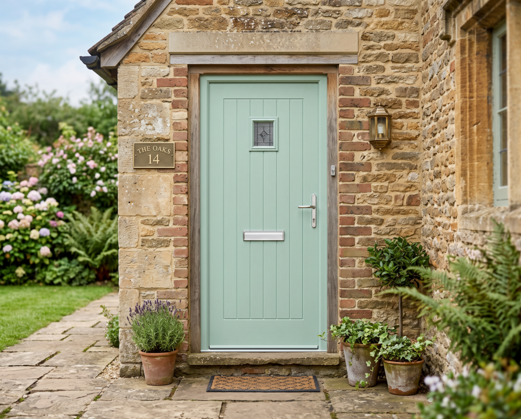 The Radebe Composite Door - Chartwell Green