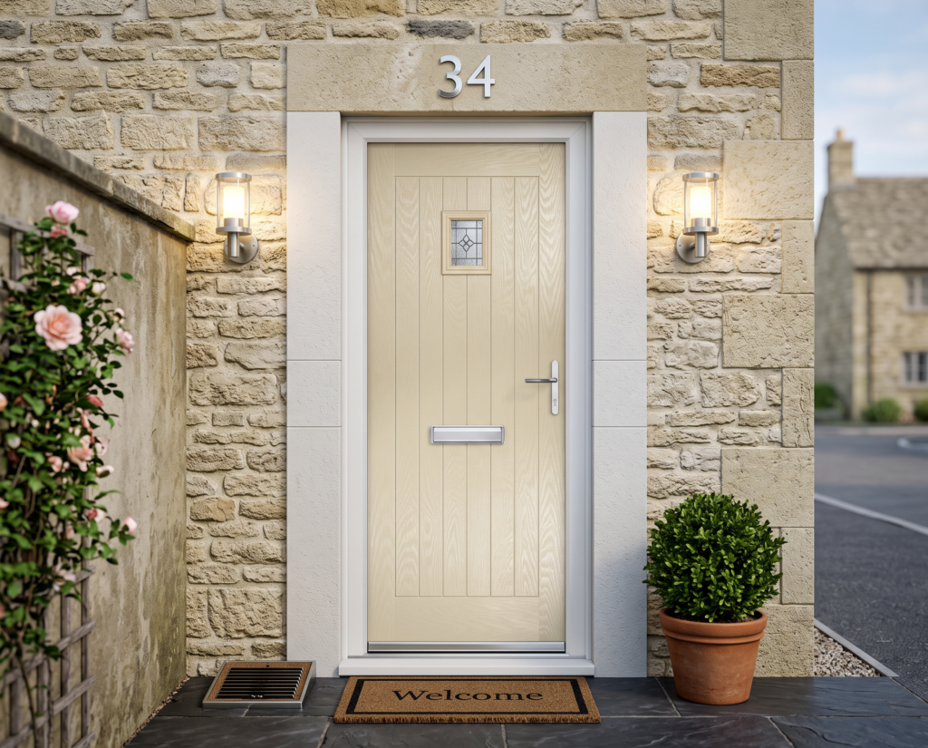 The Radebe Composite Door - Cream