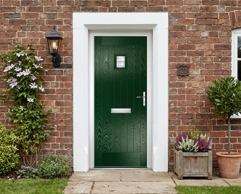 The Radebe Composite Door - Heritage Green