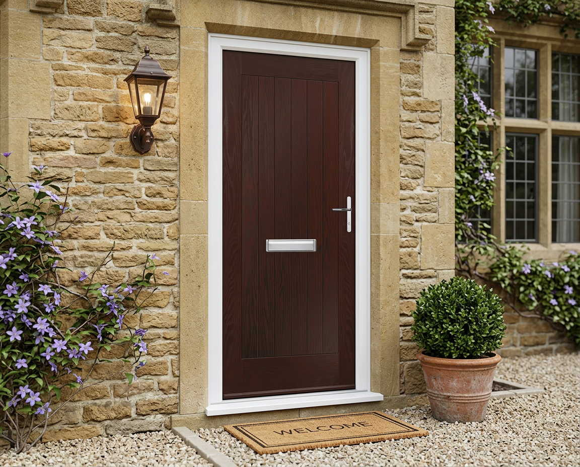 The Phillips Composite Door - Rosewood