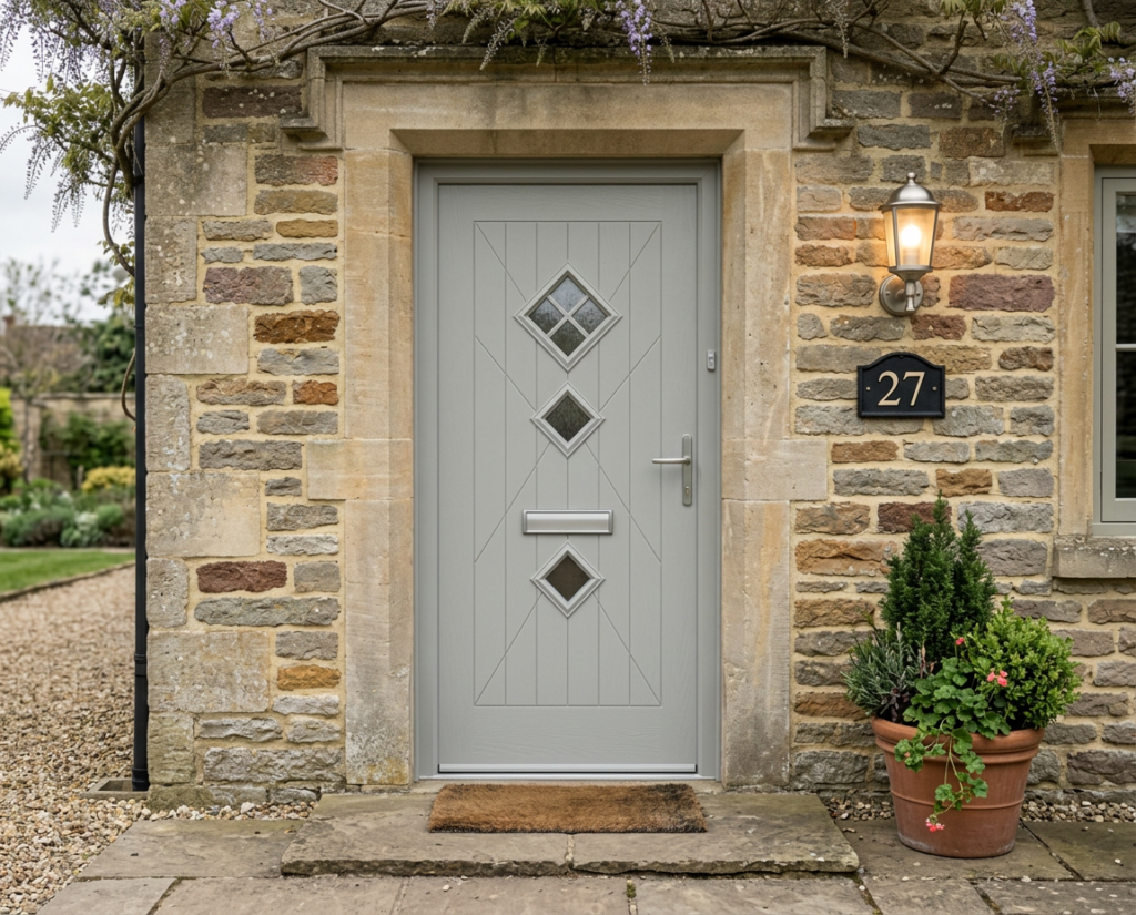 The Strachan Composite Door - Agate Grey